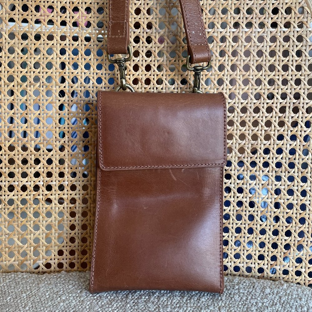 Able Jane Phone Leather Crossbody